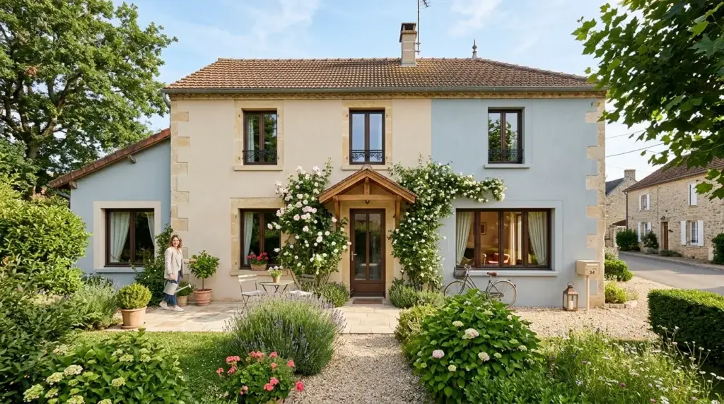 Maison rénovée équipée de fenêtres double vitrage neuves