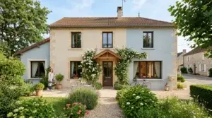 Maison rénovée équipée de fenêtres double vitrage neuves
