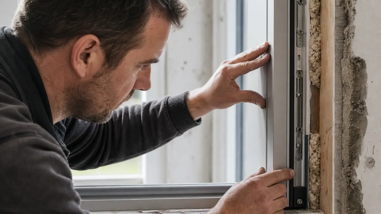 Vérification de l’état du dormant avant le remplacement d’une fenêtre