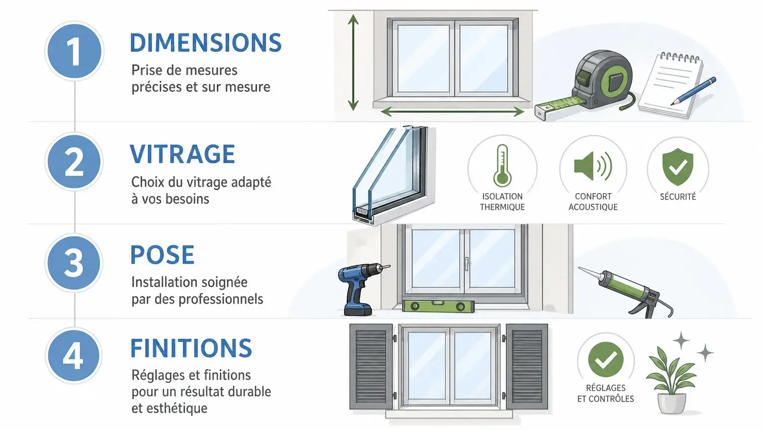 Checklist pour comparer un devis de fenêtre aluminium